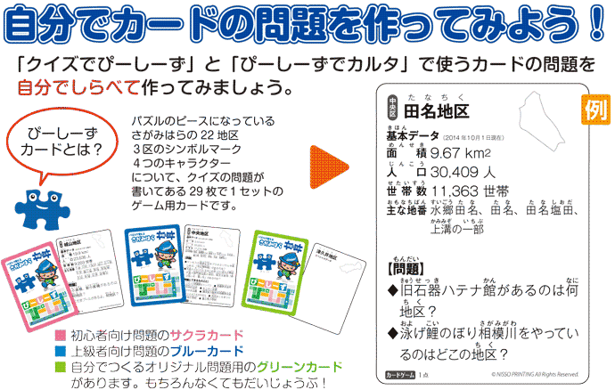 自分でカードの問題を作ってみよう!